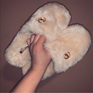 Luxe Michael Kors Fur Slippers
